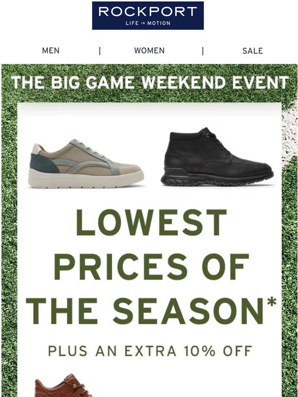 Today's game plan: shop our LOWEST prices!