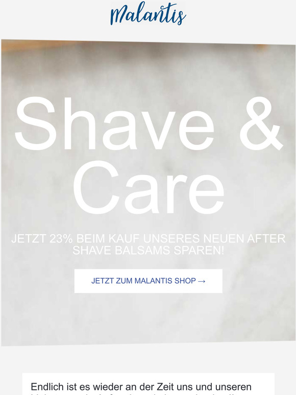 🛀 Shave & Care 🛀 Malantis Newsletter Februar 2023
