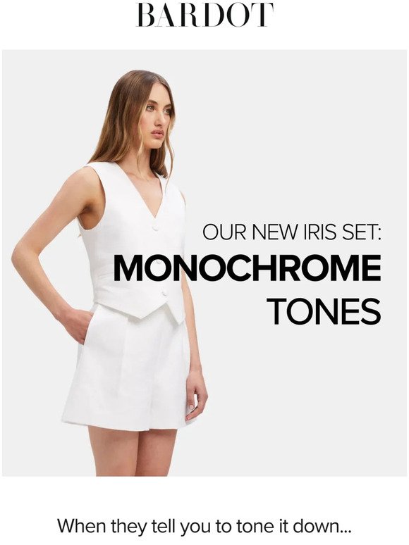 Monochrome Tones | Our New Iris Set