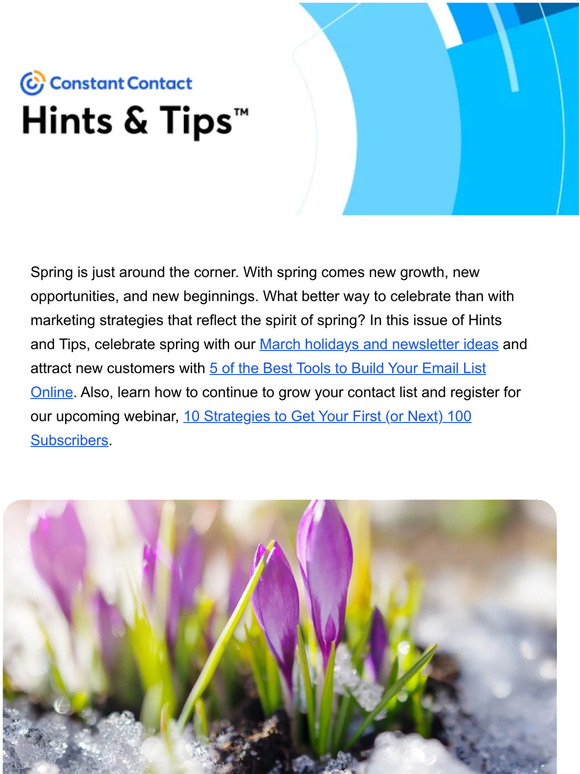 Spring into marketing success