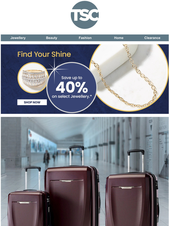 The Shopping Channel Now Available 🧳 Samsonite functional & durable luggage Milled