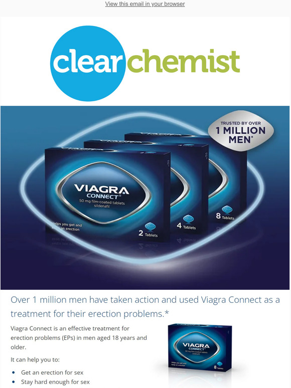 Viagra Connect - Massive discount on 2 Tablets