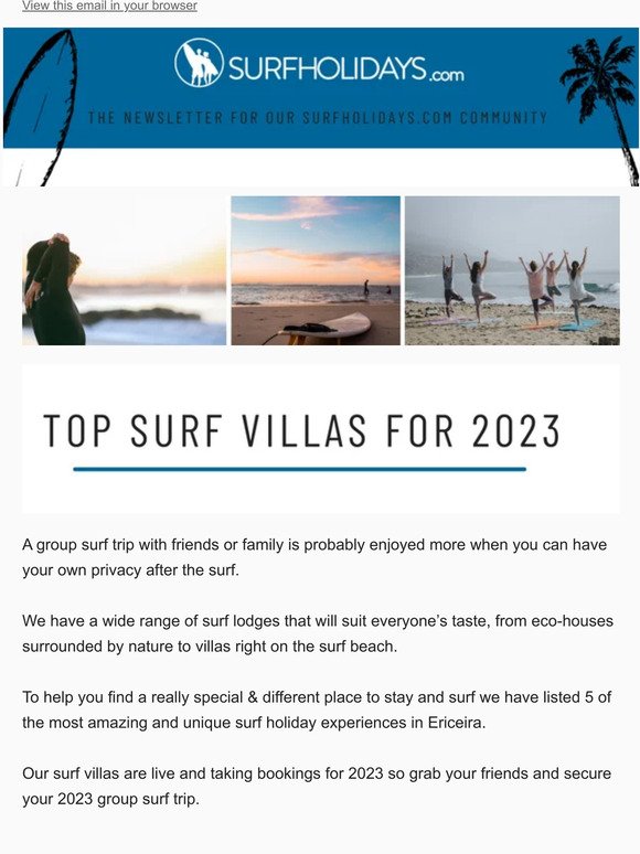 Summer Surf Villas for 2023