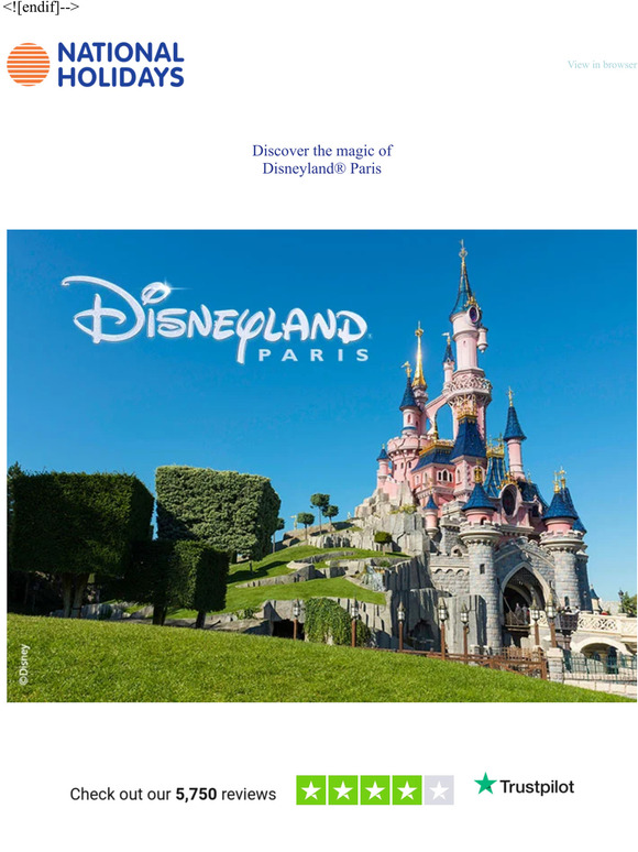 National Holidays: Book Your Disneyland® Paris Package Now  Milled