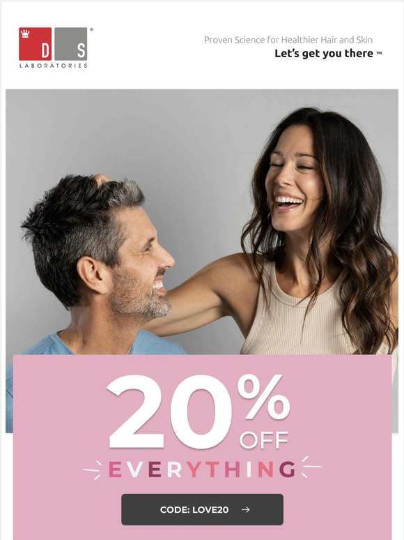 Love is in the (h)air - 20% OFF This Weekend Only