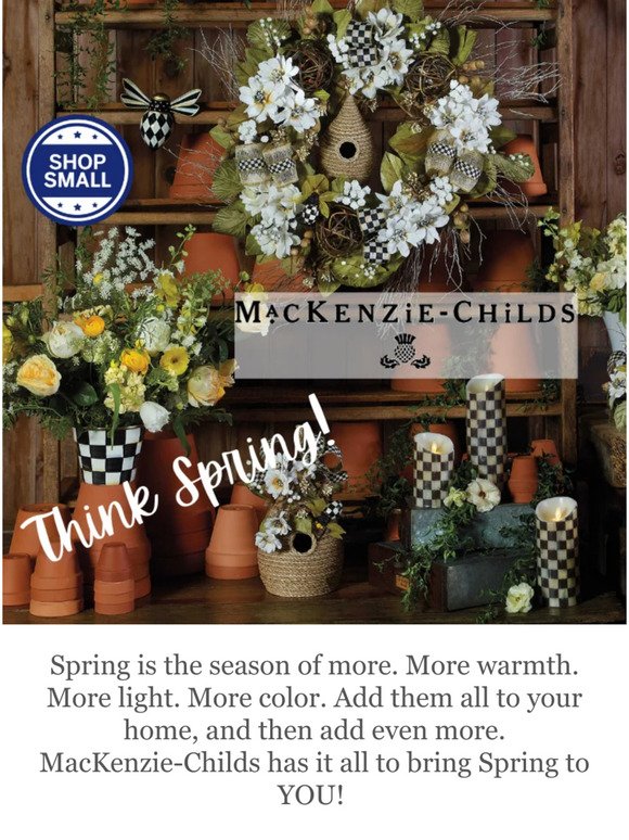 🌈 Spring is Around the Corner with MacKenzie-Childs  ﻿ ﻿  ​