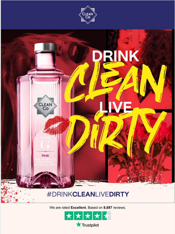 CleanCo Today only! Free Delivery just in time for Valentine's Day🍸