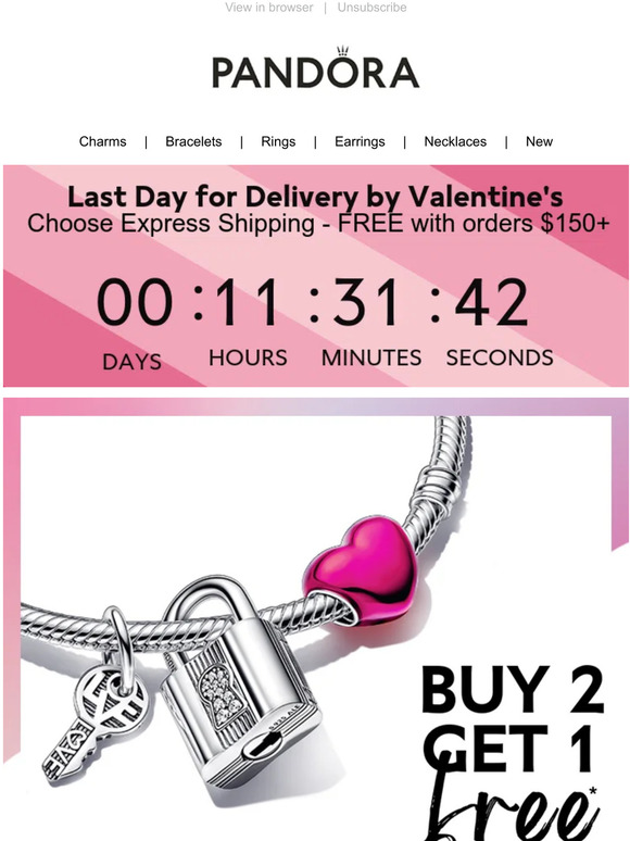 Pandora Buy 2 Get 1 Free, Happening Now! Milled