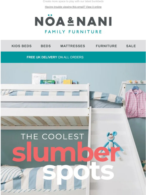 Noa & Nani The coolest slumber spots! Milled