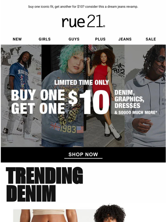 NEW denim just dropped