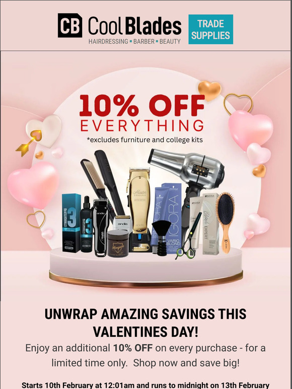 10% OFF Everything! 😄