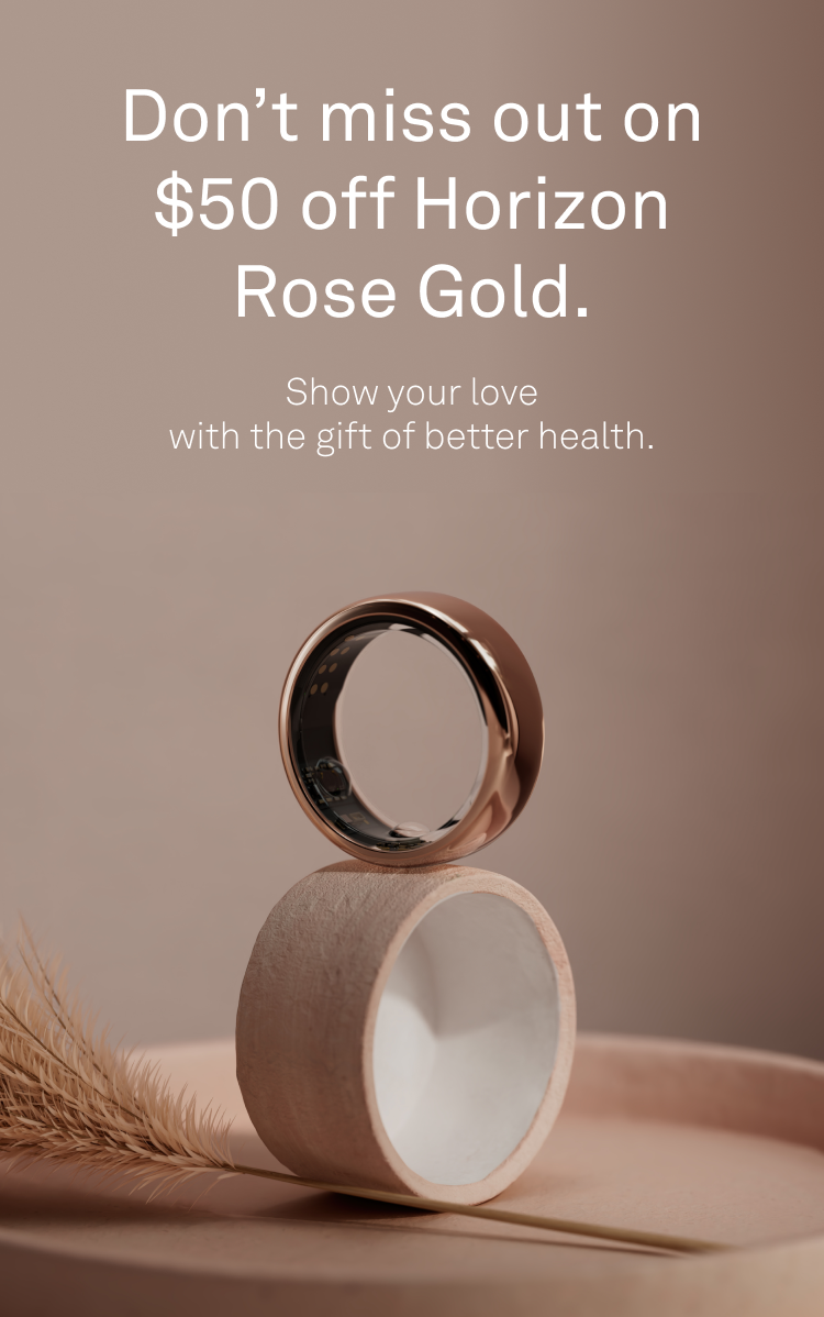 Oura Ring Gen3 Horizon Rose Gold