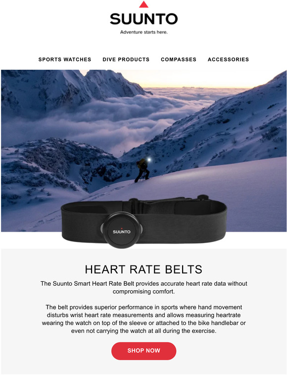 Suunto: Suunto Smart Heart Rate Belts | Milled