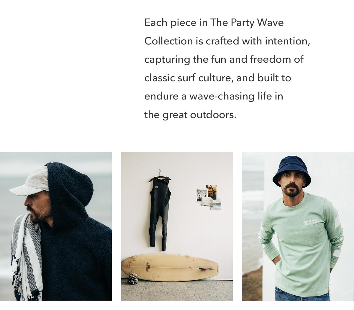 Taylor Stitch x Magic Seaweed Collab - Party Wave Collection