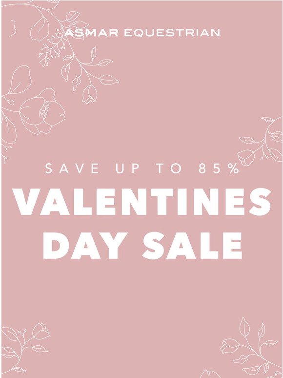 Hey there, the Valentines Sale is here! 💕