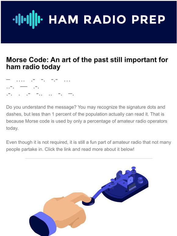 Ham Radio Prep: What is morse code? Find out here! 📻 | Milled