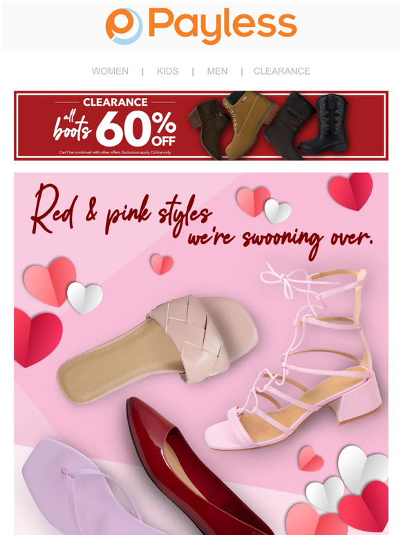 Payless store shoes clearance