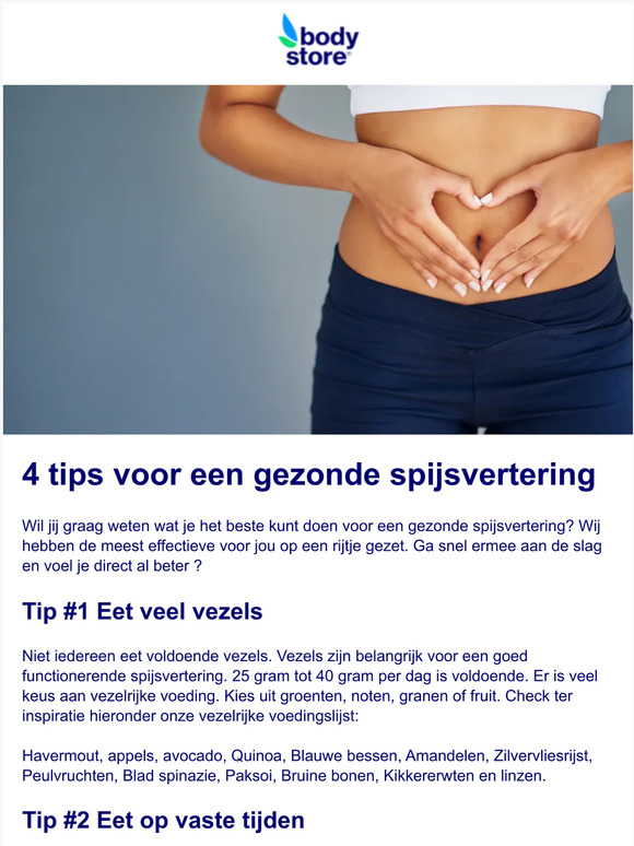 Een gezonde spijsvertering? 🍏