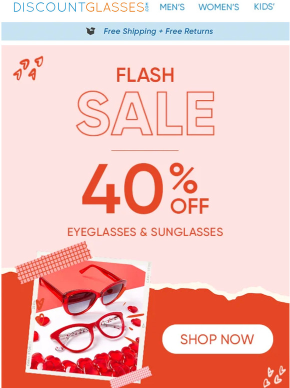 FLASH SALE | 40% Off Starts NOW