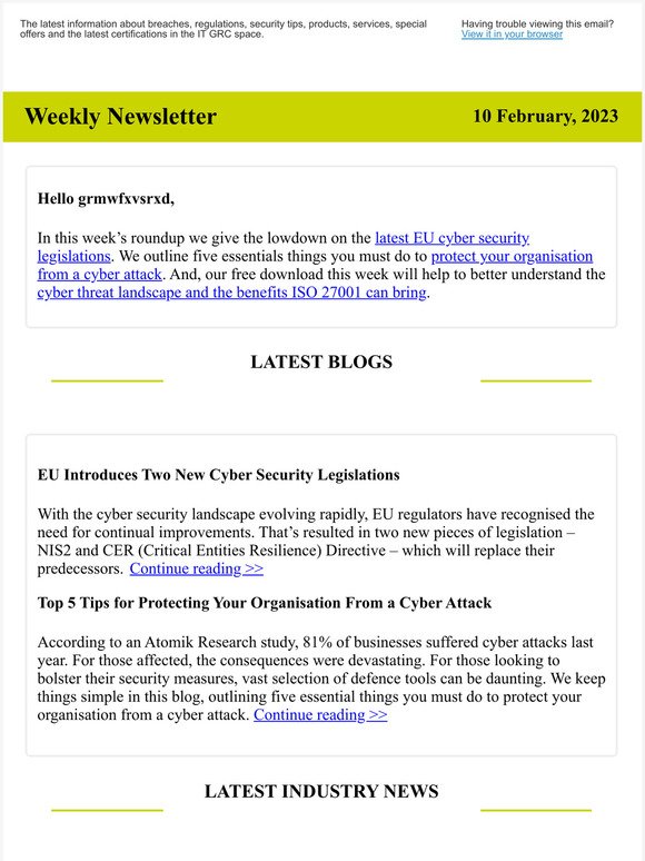 EU Introduces Two New Cyber Security Legislations