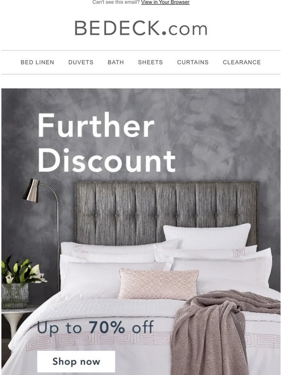 Further Discount - Up to 70% off