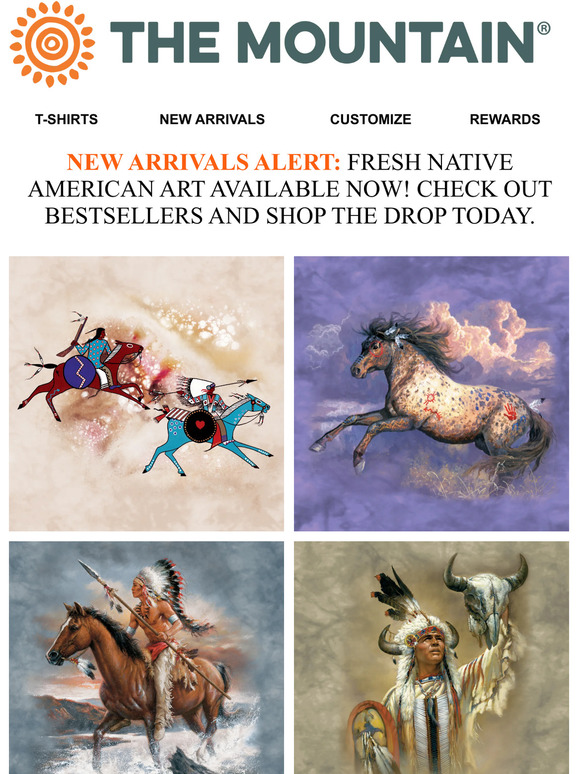 NEW! Native American T-Shirts in stock