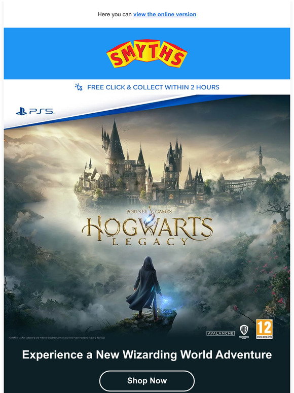 Smyths Toys HQ Enter the Wizarding World with Hogwarts Legacy!