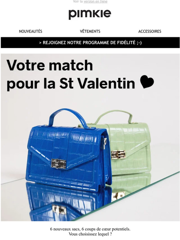 St Valentin : Trouvez votre match 👜