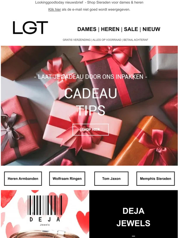 Bestel je valentijncadeau online
