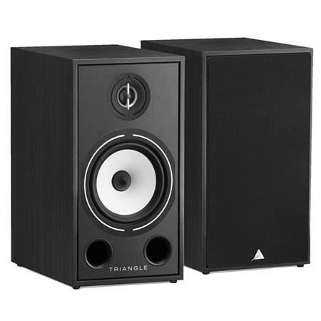 Triangle Borea BR03 100W 2-Way Bookshelf Speakers, Pair, Black Ash