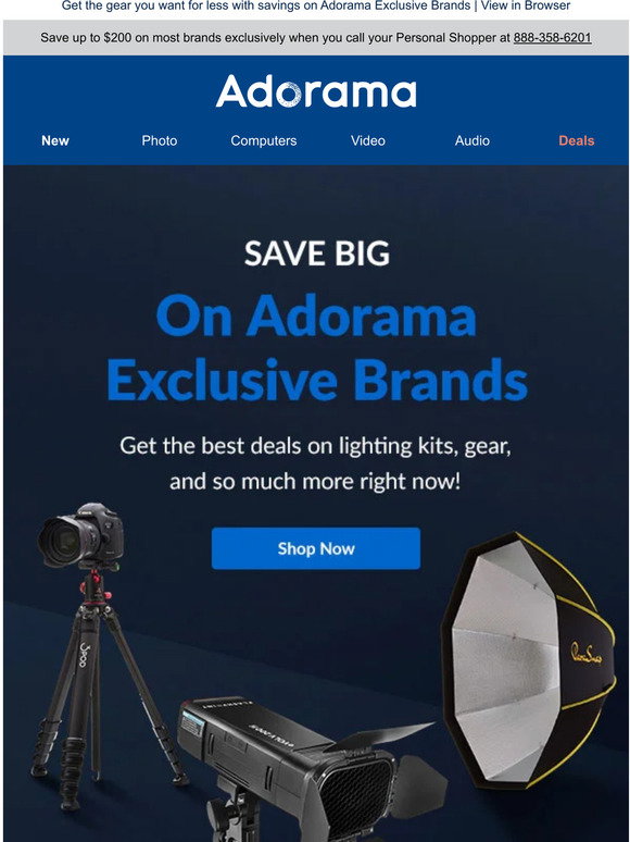 Adorama: Happening Now: Big Savings On Exclusive Brands | Milled
