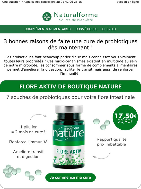 Natural Forme Probiotiques Bonnes Raisons De Faire Une Cure Milled