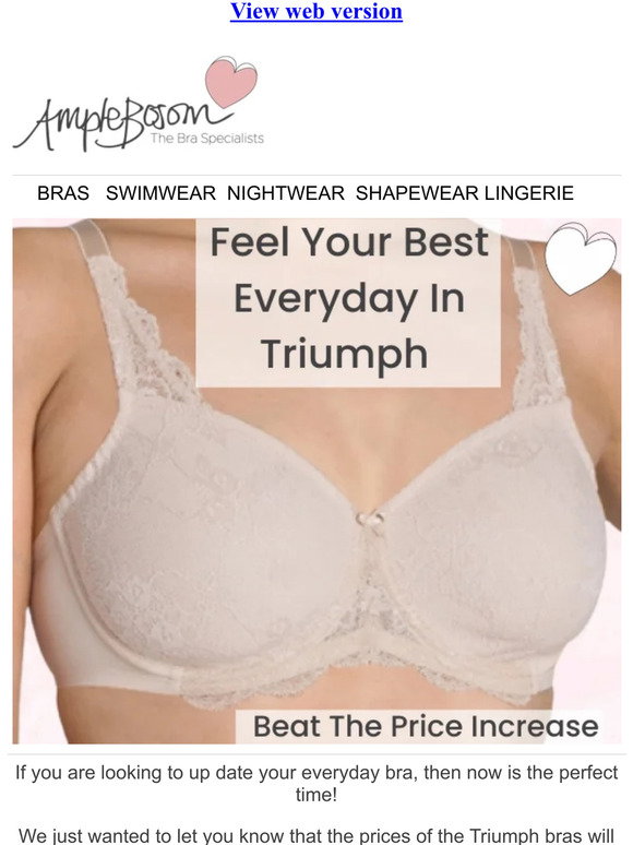 Bras with Wide Comfort Straps