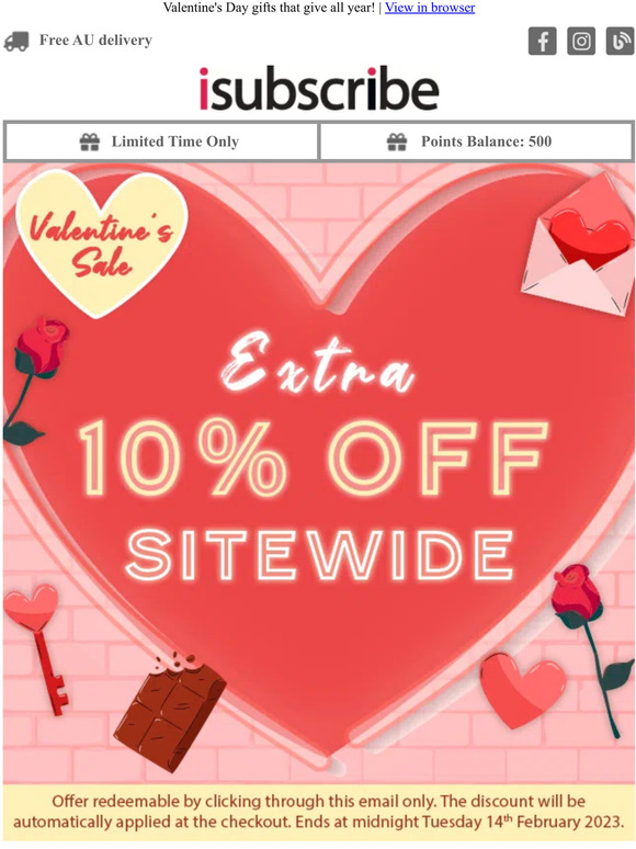 10% OFF Sitewide, 2 days only!