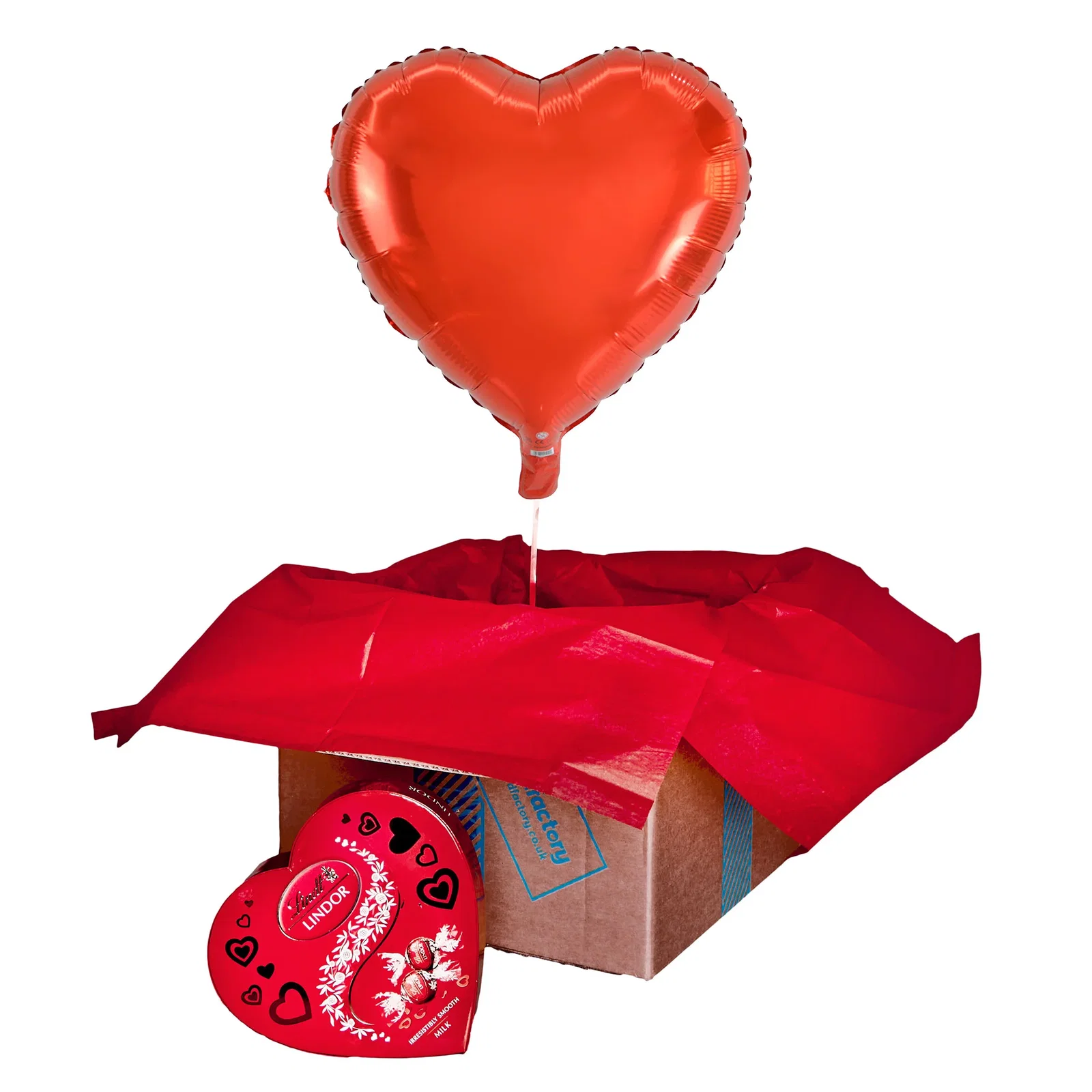 Red Heart Balloon & Lindt Chocolates Bundle - Pre-Order For Valentine's Day!