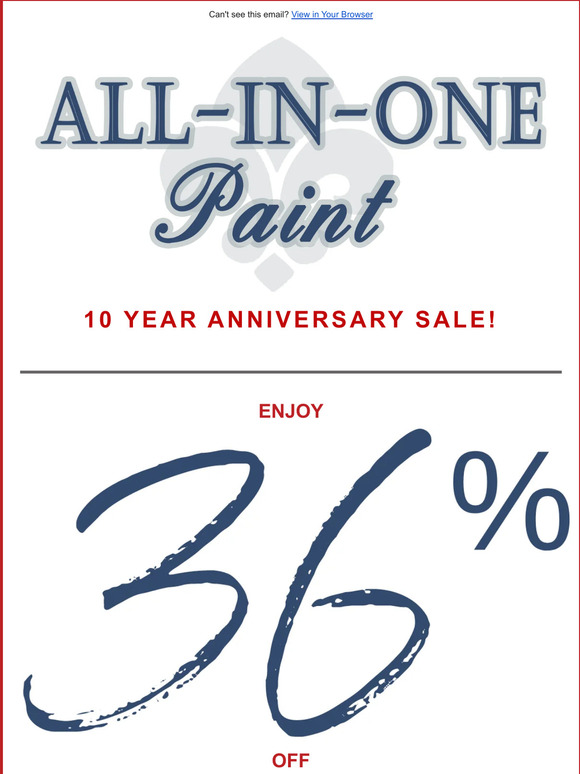 Heirloom Traditions Paint (US) Bonus Reward Points for your Next Order