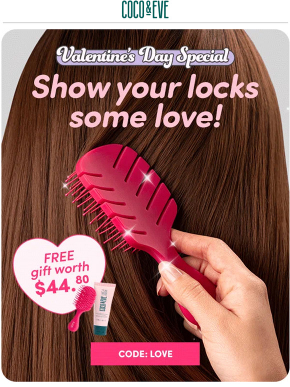 FREE* bestselling hair mask + detangler = hair-venly match!