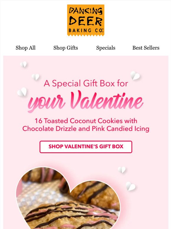 Shop Valentine's Cookie Gift Boxes!
