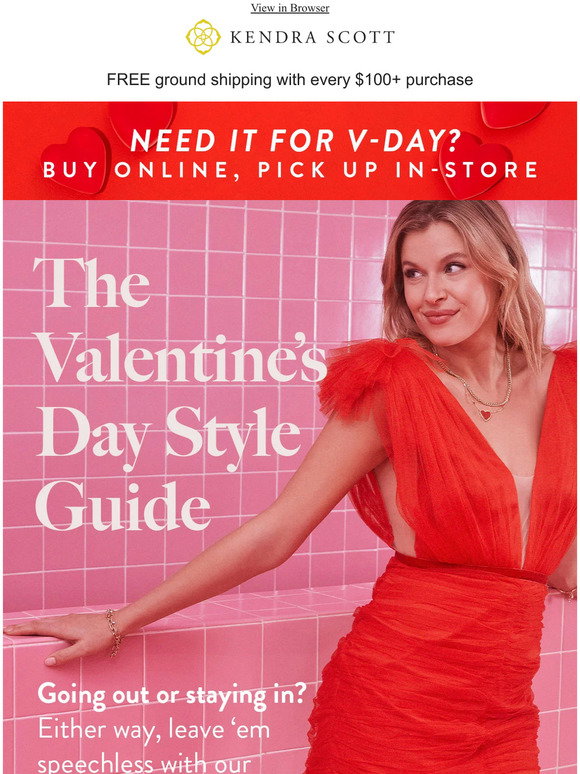 Beauty Gift Guide Kendra Scott Valentines Day Kendra Scott X LoveShackFancy Heart Gold Convertible Huggie Earrings