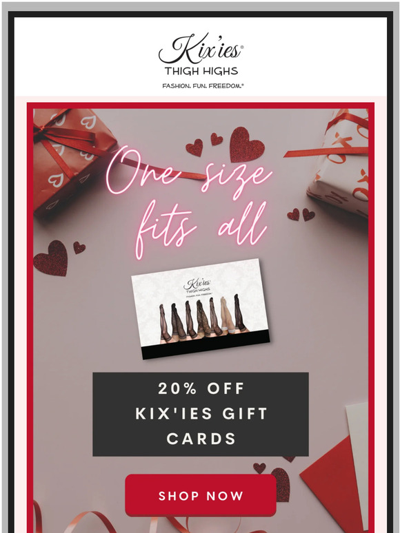 20% OFF Kix'ies Gift Cards! 😍