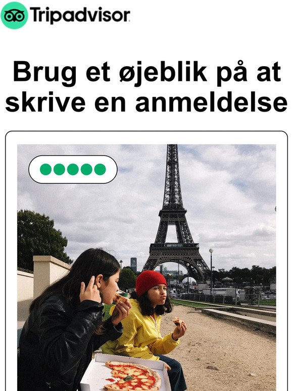 Nu er et godt tidspunkt at skrive den anmeldelse på ⏰