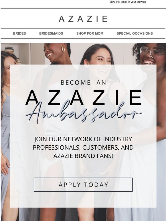Azazie’s New Ambassador Program!