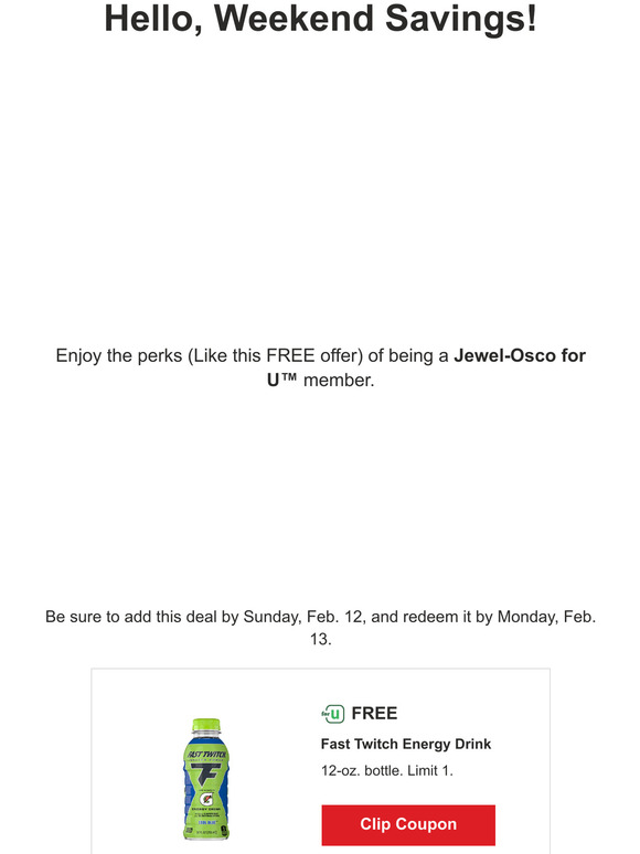 Get your FREE offer before it's gone!
