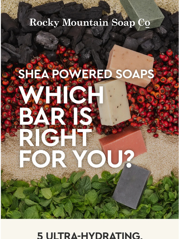 Rocky Mountain Soap Going Fast Shea Powered Soaps 🧼 Milled