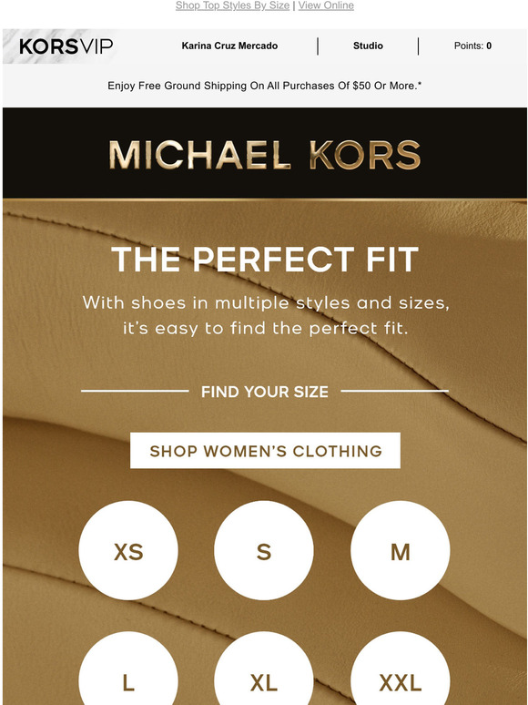 Michael Kors: Don't Forget To Use Your KORSVIP Reward! | Milled