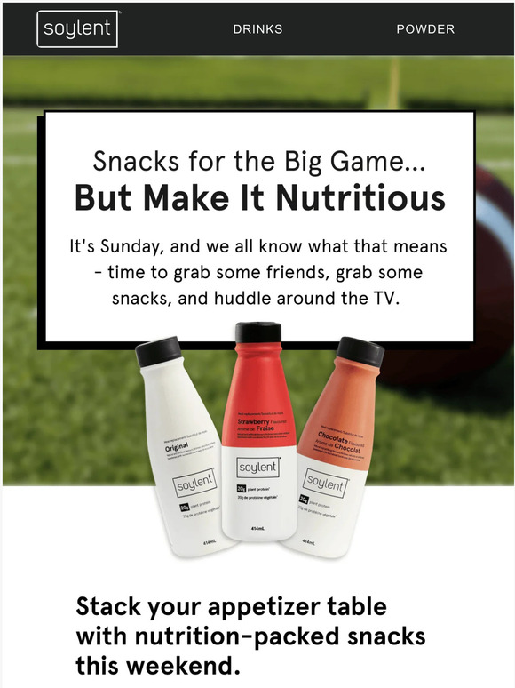 Get Ready for the Big Game with Soylent