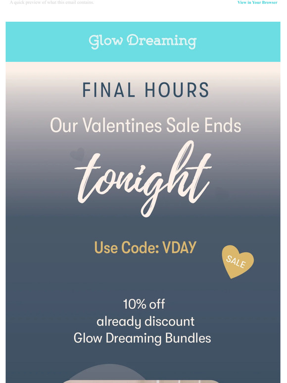 Valentines Sale ENDS TONIGHT!