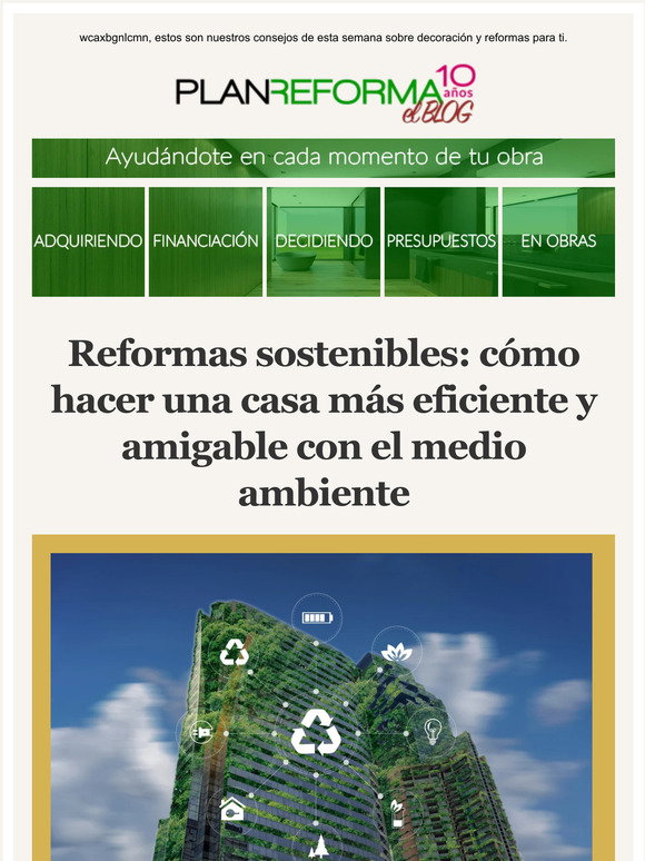 Plan Reforma - CPL: Transforma tu hogar en un espacio sostenible ...