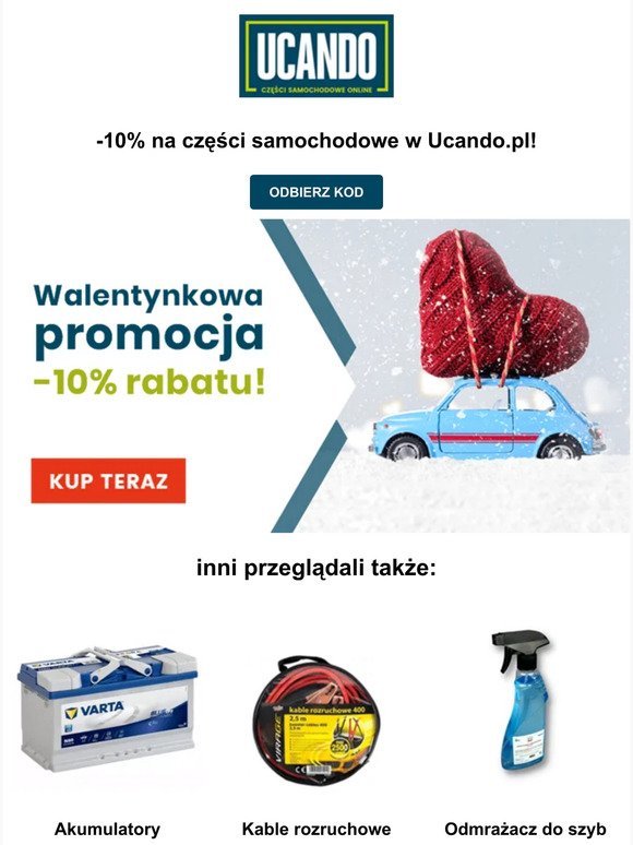 -10% na walentynki w Ucando.pl ❤️❤️
