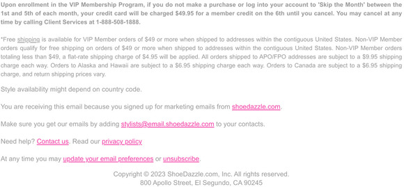 give me shoedazzle